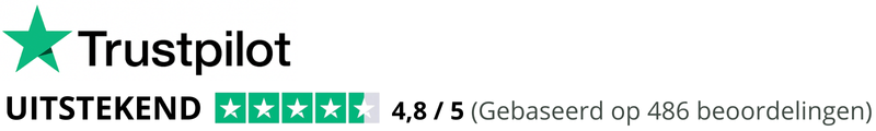 Uitstekend 4,8/5 gebaseerd op 486 beoordelingen